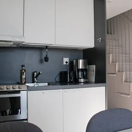 Elegant Penthouse Loft - Near The Airport Apartman